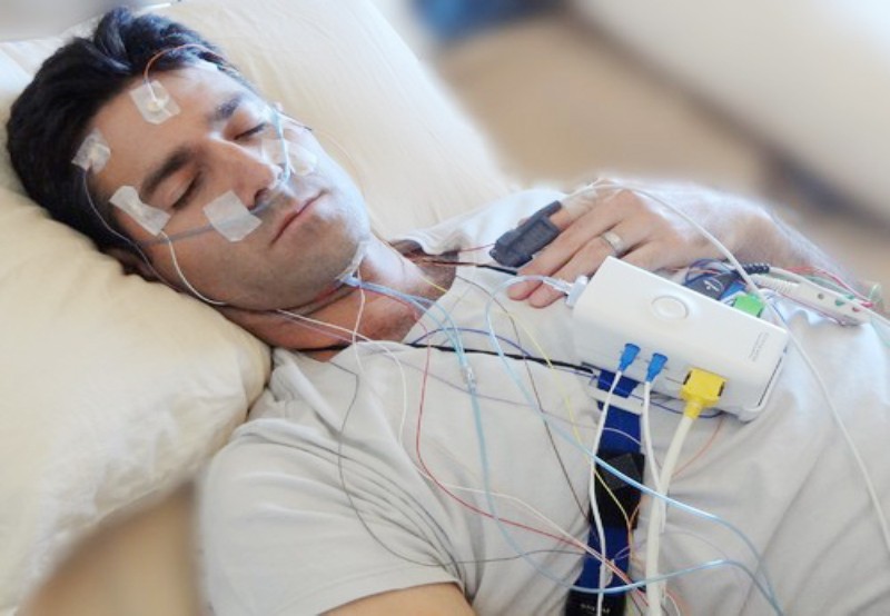 Sleep apnea test in sleep clinic